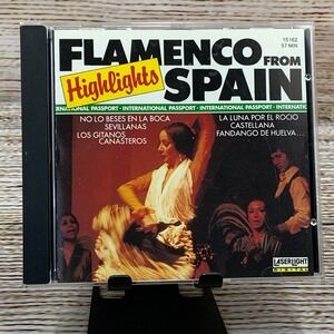 Flamenco Highlights From Spain [1989 CD] LaserLight Digital‎ Spanish Music